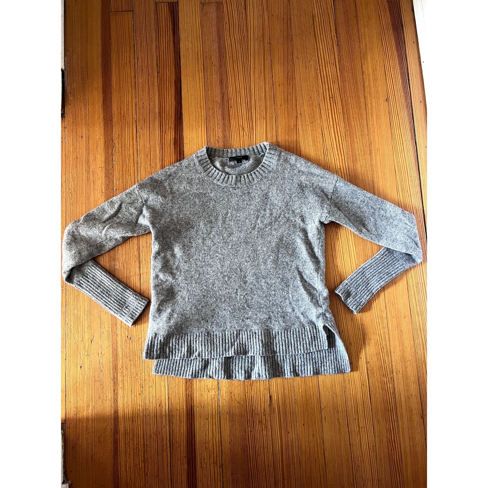 J.Crew Sweater Womens XS Knit Crew Neck Pullover Gray